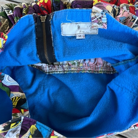 VTG Marvel Comics Fit and Flare Mini Skater Dress Spider-Man Hulk Thor Colorful - Picture 11 of 16